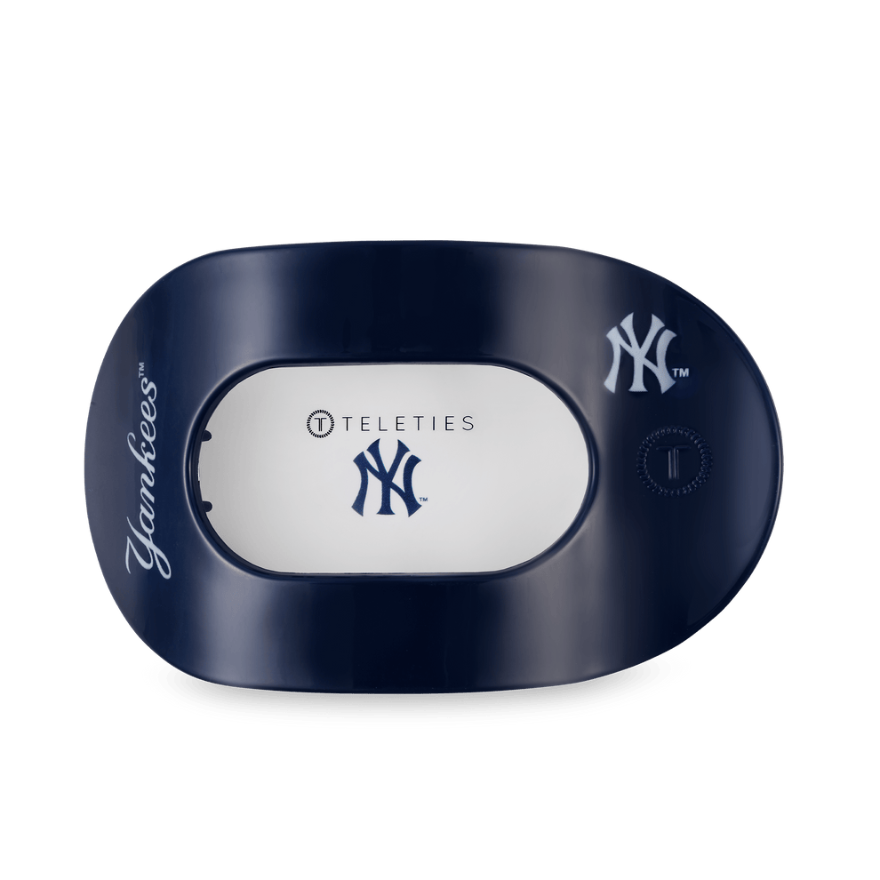 New York Yankees Large Flat Round Hair Clip - Hair Clips - TELETIES
