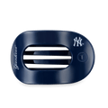 New York Yankees Large Flat Round Hair Clip in Blue - Large