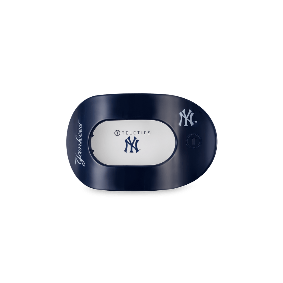 New York Yankees Small Flat Round Hair Clip - Hair Clips - TELETIES
