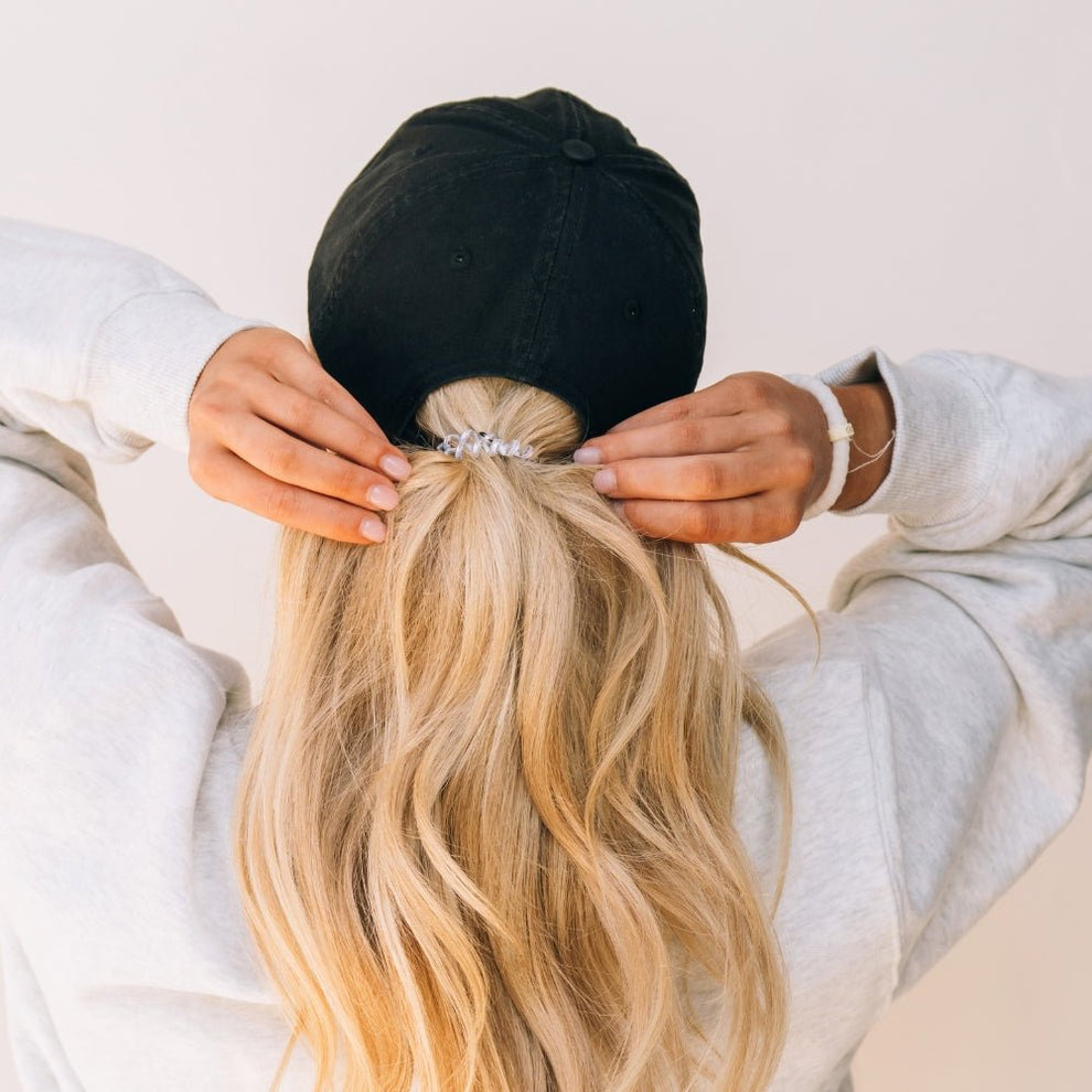Nice Hair Ball Cap - Black - Apparel - TELETIES
