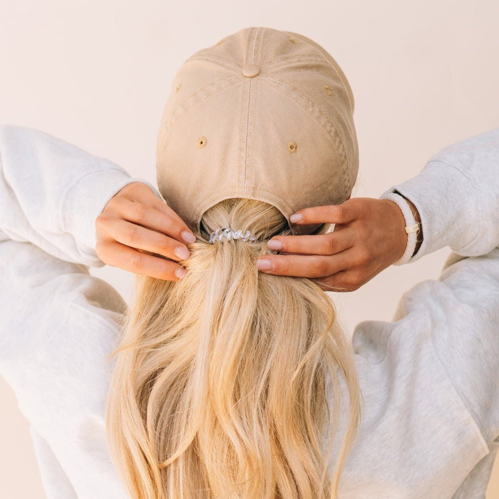 Nice Hair Ball Cap - Tan - Apparel - TELETIES
