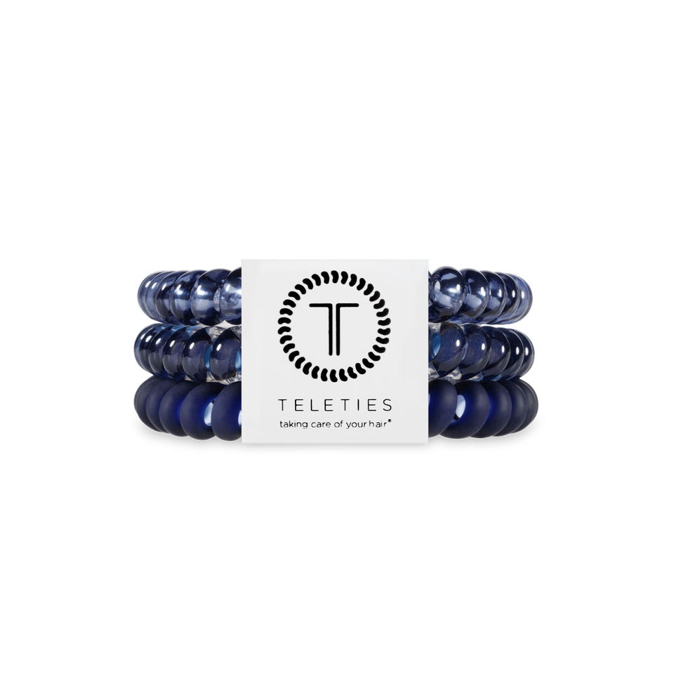 Nightfall Navy Small Hair Ties - Hair Ties - TELETIES
