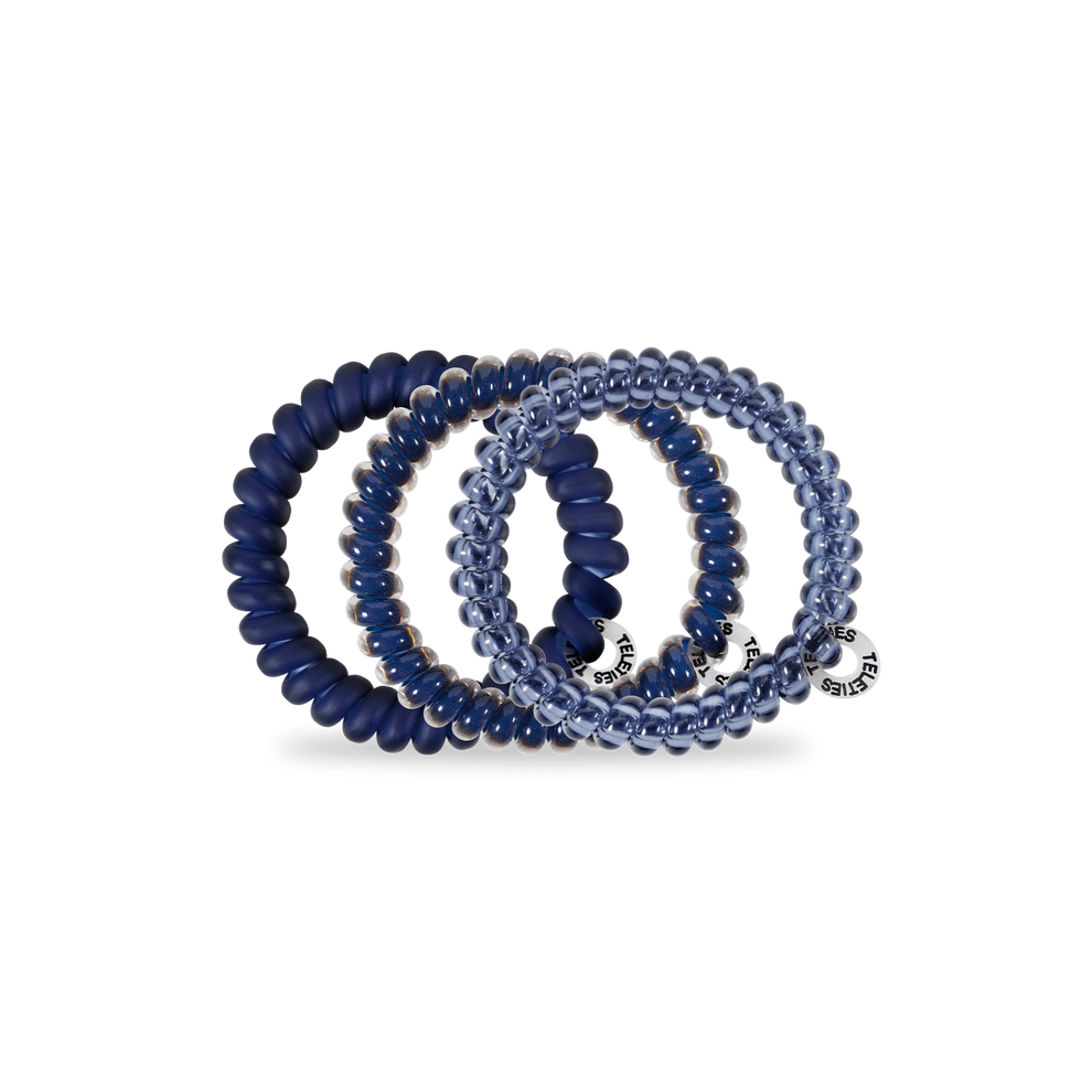 Nightfall Navy Small Hair Ties - Hair Ties - TELETIES
