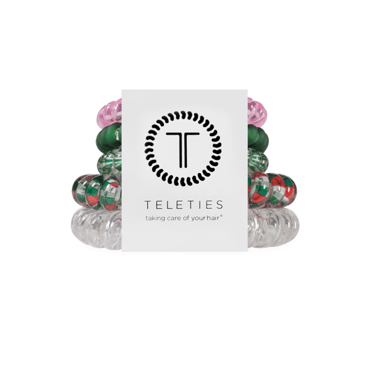 No Peeking Allowed Mix Pack Hair Ties
                in Green Pink Clear - Mix Pack
              