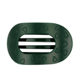 O Christmas Tree Large Flat Round Hair Clip
                in Green - Large
            