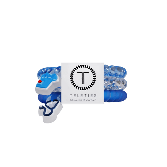 On Call Small Hair Ties
                in Blue - Small
              