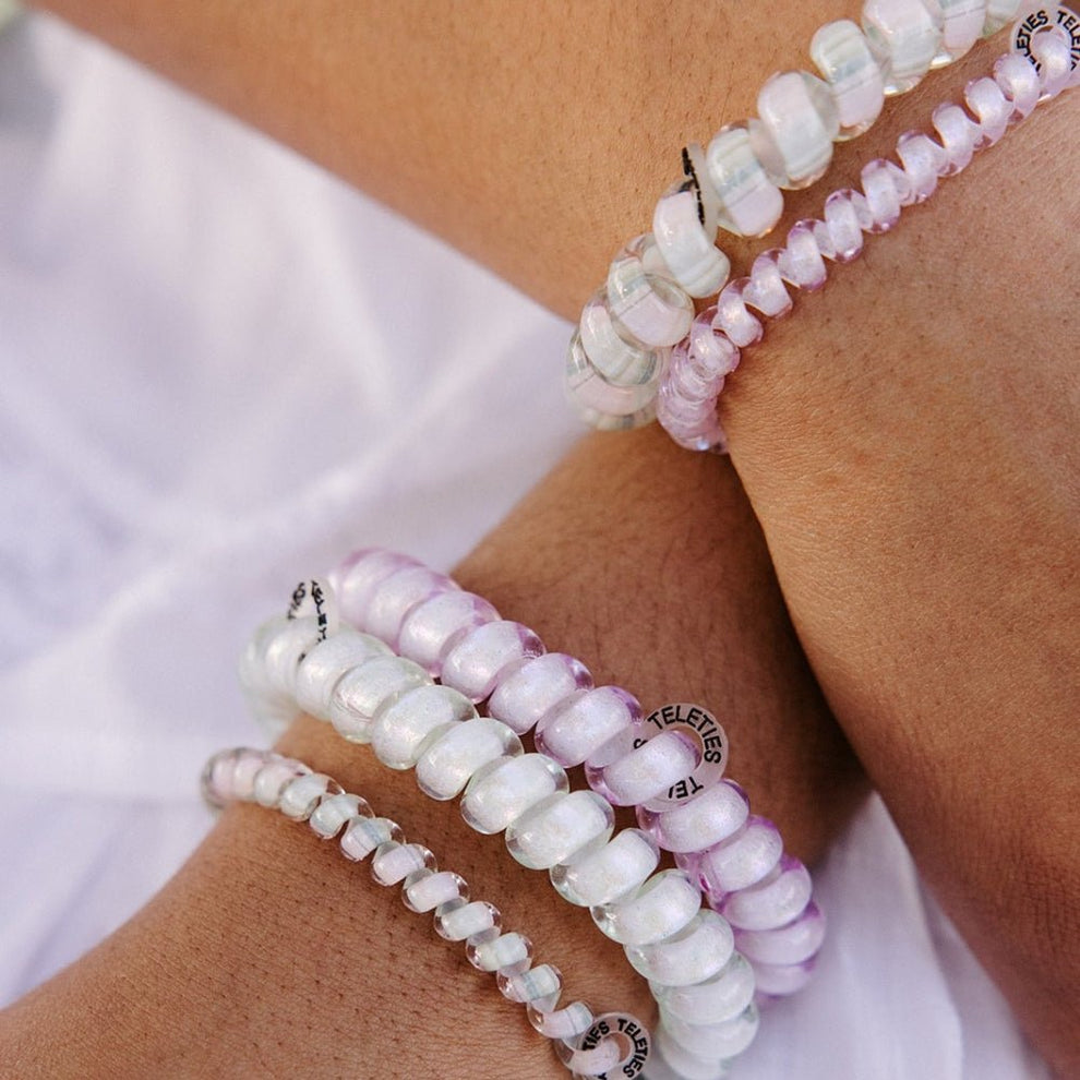 Opal Glow Small Hair Ties - Hair Ties - TELETIES

