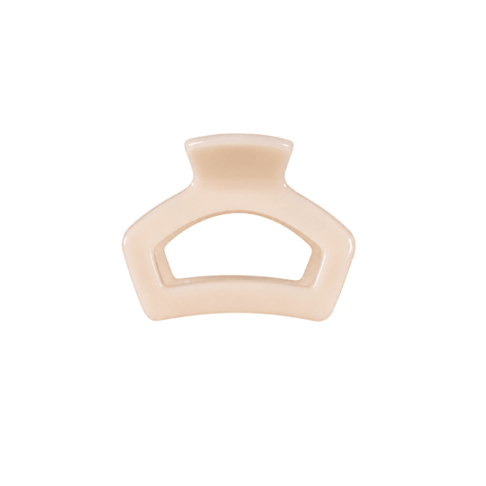Open Almond Beige Petite Hair Clip
                in Beige - Petite
              