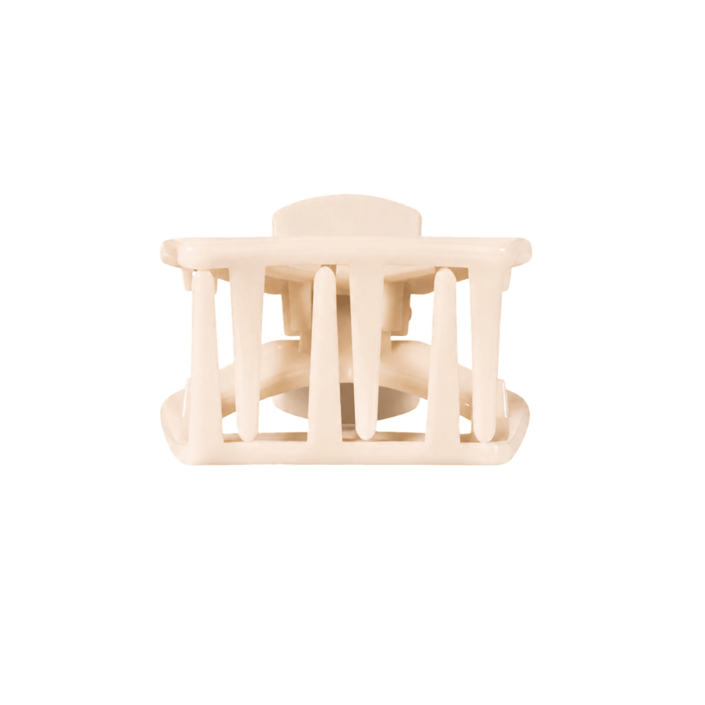 Open Almond Beige Petite Hair Clip - Hair Clips - TELETIES
