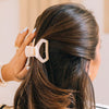 Open Almond Beige Petite Hair Clip - Hair Clips - TELETIES
