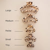 Open Blonde Tortoise Petite Hair Clip - Hair Clips - TELETIES
