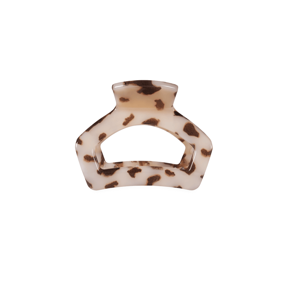 Open Blonde Tortoise Petite Hair Clip - Hair Clips - TELETIES
