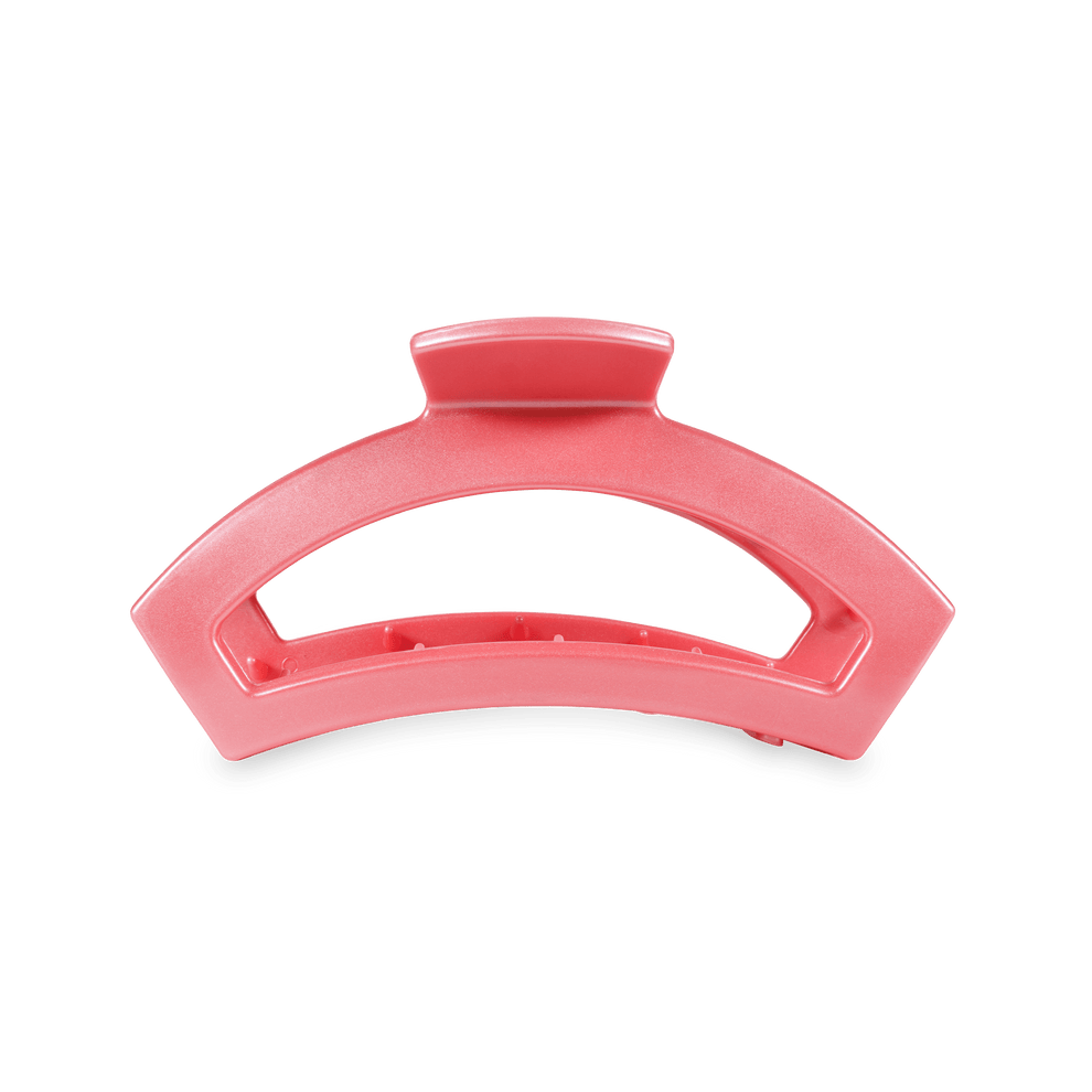 Open Calming Coral Medium Hair Clip - Medium Hair Clip - TELETIES
