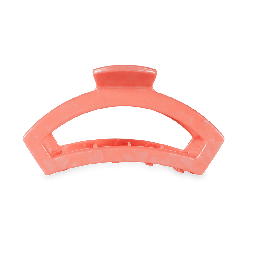 TELETIES - Open Dreamsicle Medium Hair Clip in Orange - Medium - Image 1