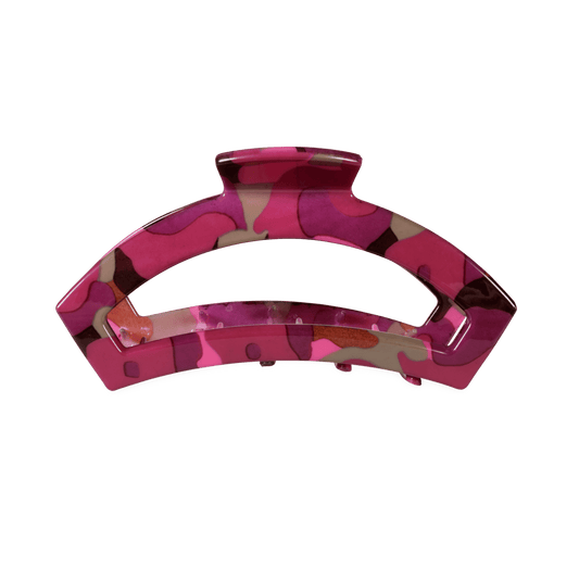 Open Garden Glam Medium Hair Clip
                in Pink - Medium
              