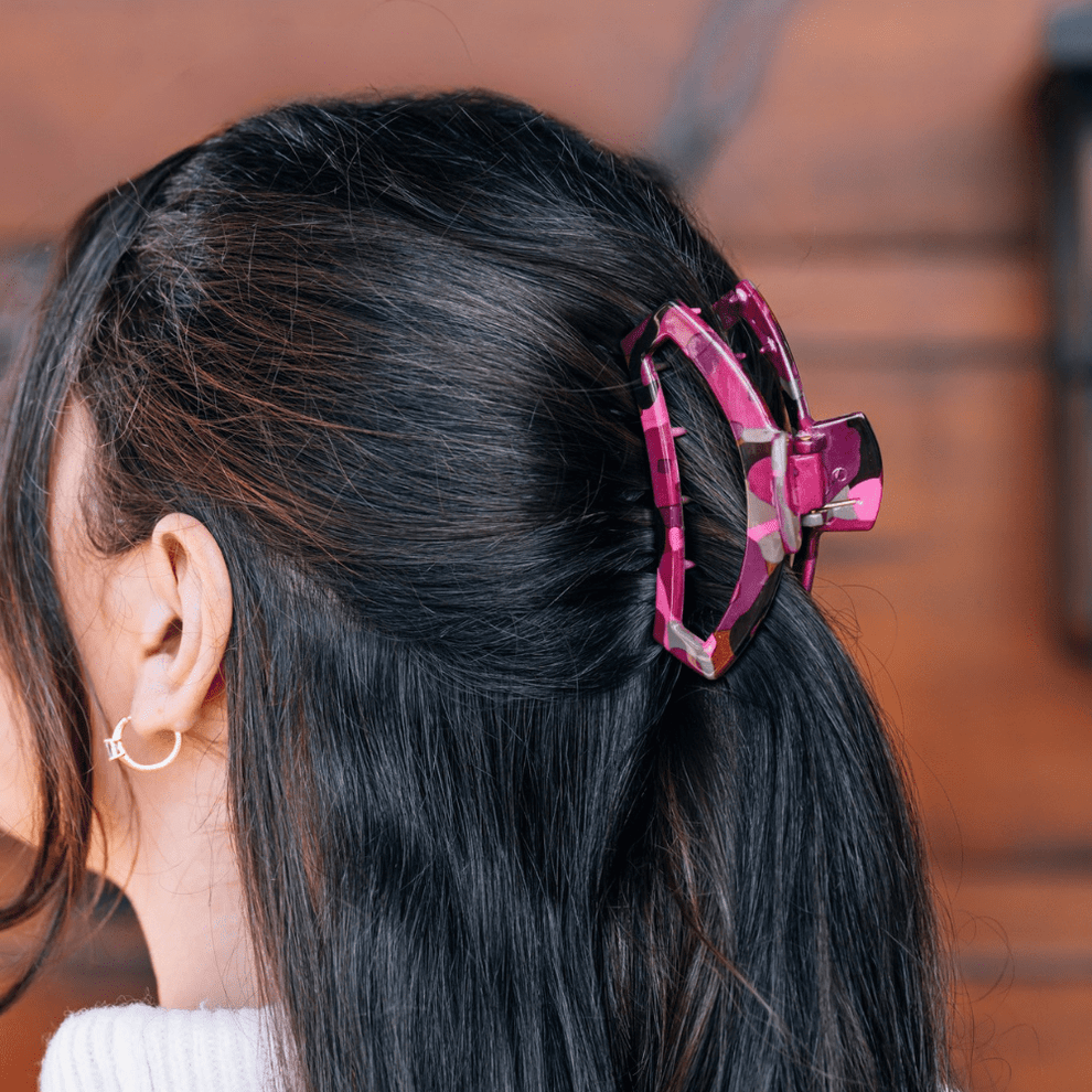 Open Garden Glam Medium Hair Clip - Hair Clips - TELETIES
