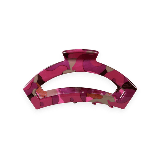 Open Garden Glam Small Hair Clip
                in Pink - Small
              