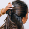 Open Jet Black Petite Hair Clip - Hair Clips - TELETIES

