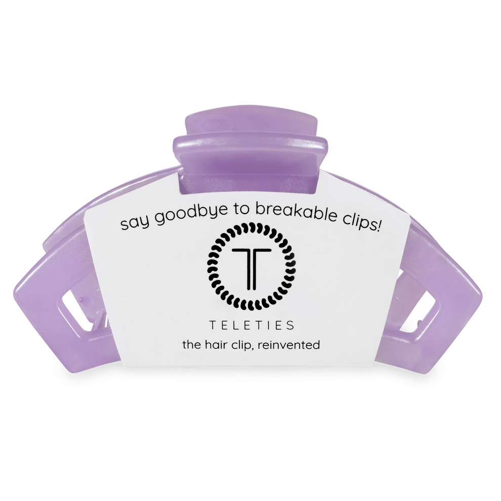 Open Lavender Mist Large Hair Clip - Hair Clips - TELETIES
