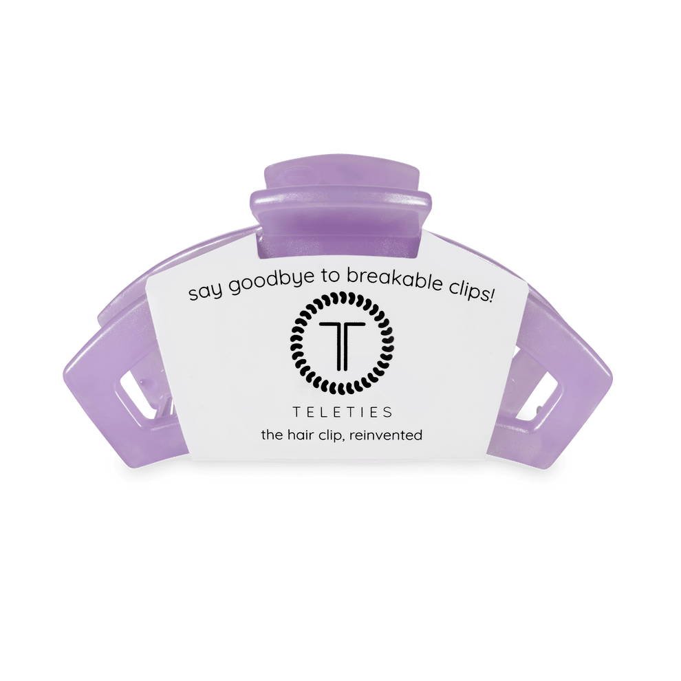 Open Lavender Mist Medium Hair Clip - Hair Clips - TELETIES
