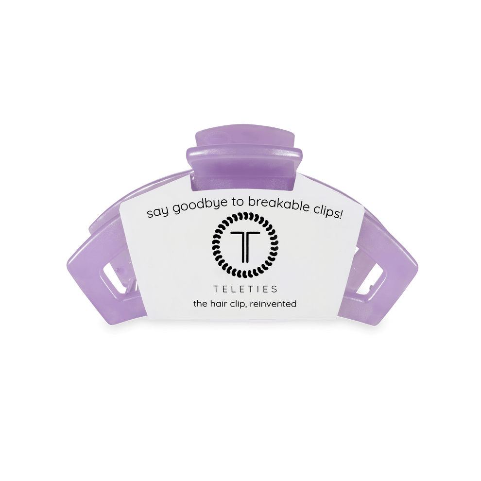Open Lavender Mist Small Hair Clip - Hair Clips - TELETIES
