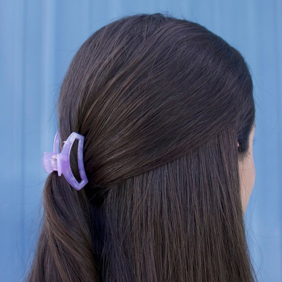 Open Lavender Mist Tiny Hair Clip - Hair Clips - TELETIES
