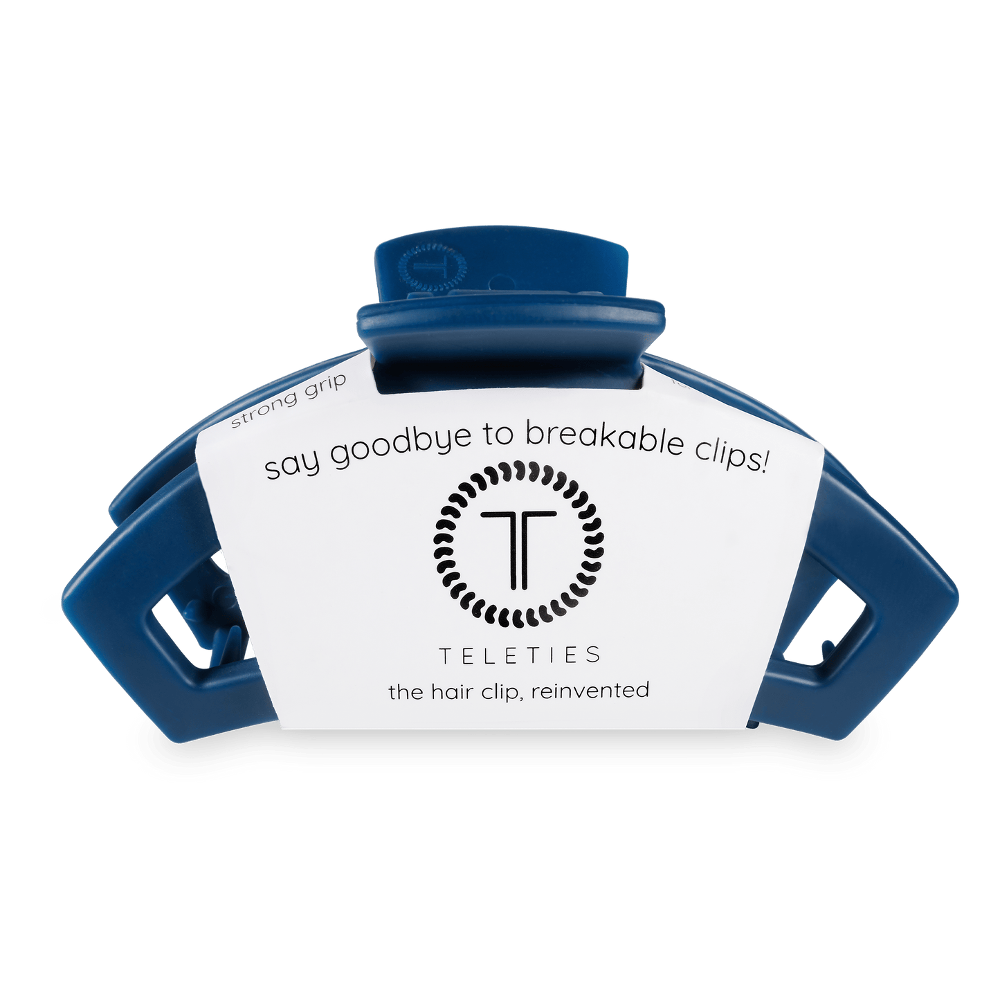 TELETIES - Open Midnight Rain Large Claw Hair Clip in Blue - Large