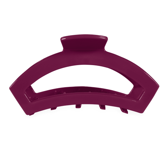 Open Mulberry Large Hair Clip
                in Purple - Large
              