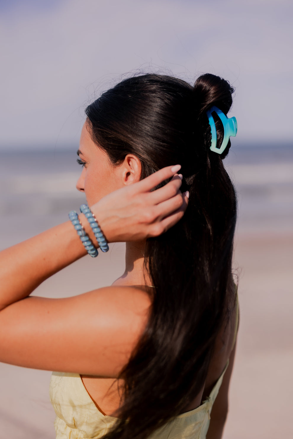 Open Poolside Small Hair Clip - Small Hair Clip - TELETIES
