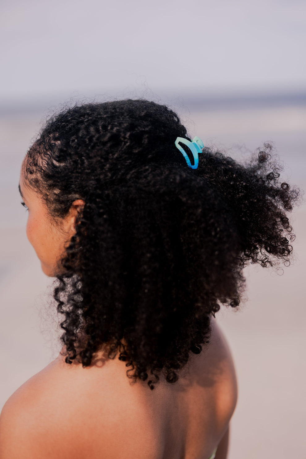 Open Poolside Tiny Hair Clip - Tiny Hair Clip - TELETIES
