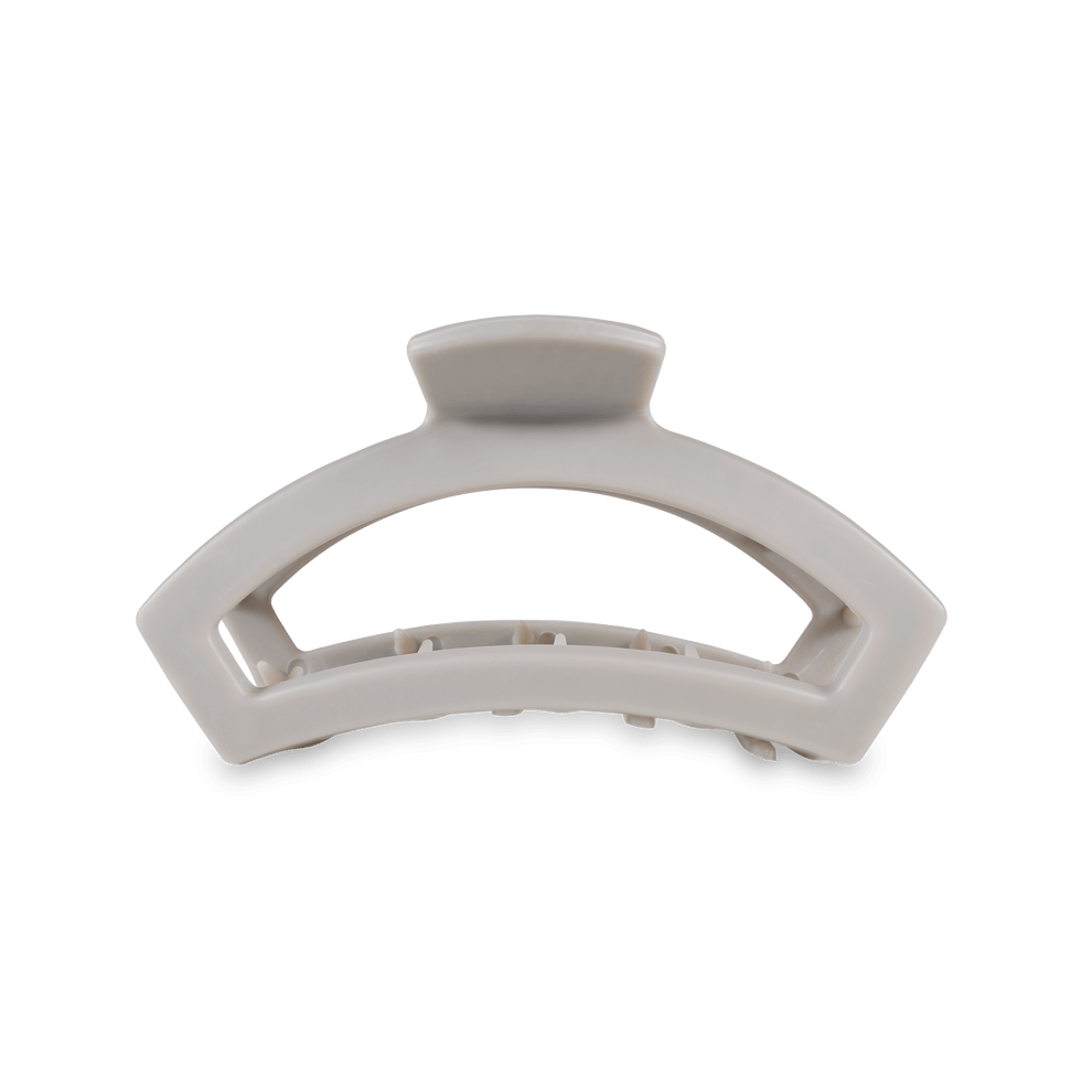 Open Silver Flames Medium Hair Clip - Medium Hair Clip - TELETIES

