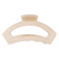 Open Soft Surf Large Hair Clip
                in White - Large
            