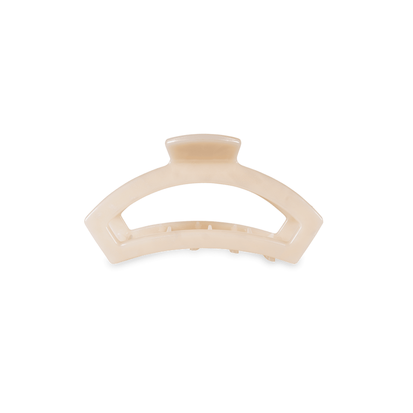 TELETIES - Open Soft Surf Tiny Hair Clip in Tan - Tiny - Image 1