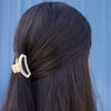 TELETIES - Open Soft Surf Tiny Hair Clip in Tan - Tiny - Image - 3