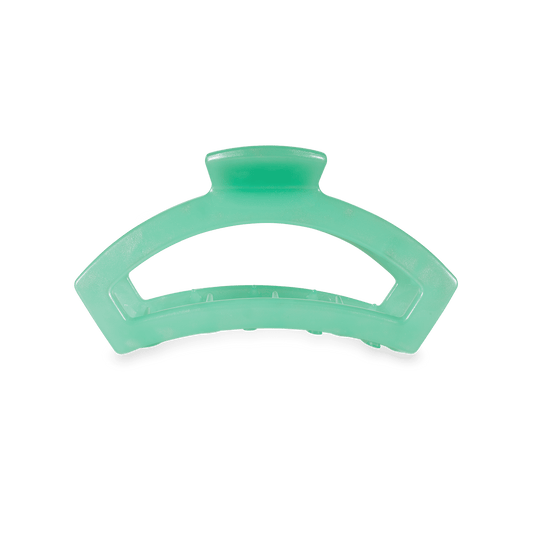 Open Spring Splash Small Hair Clip in Green - Small