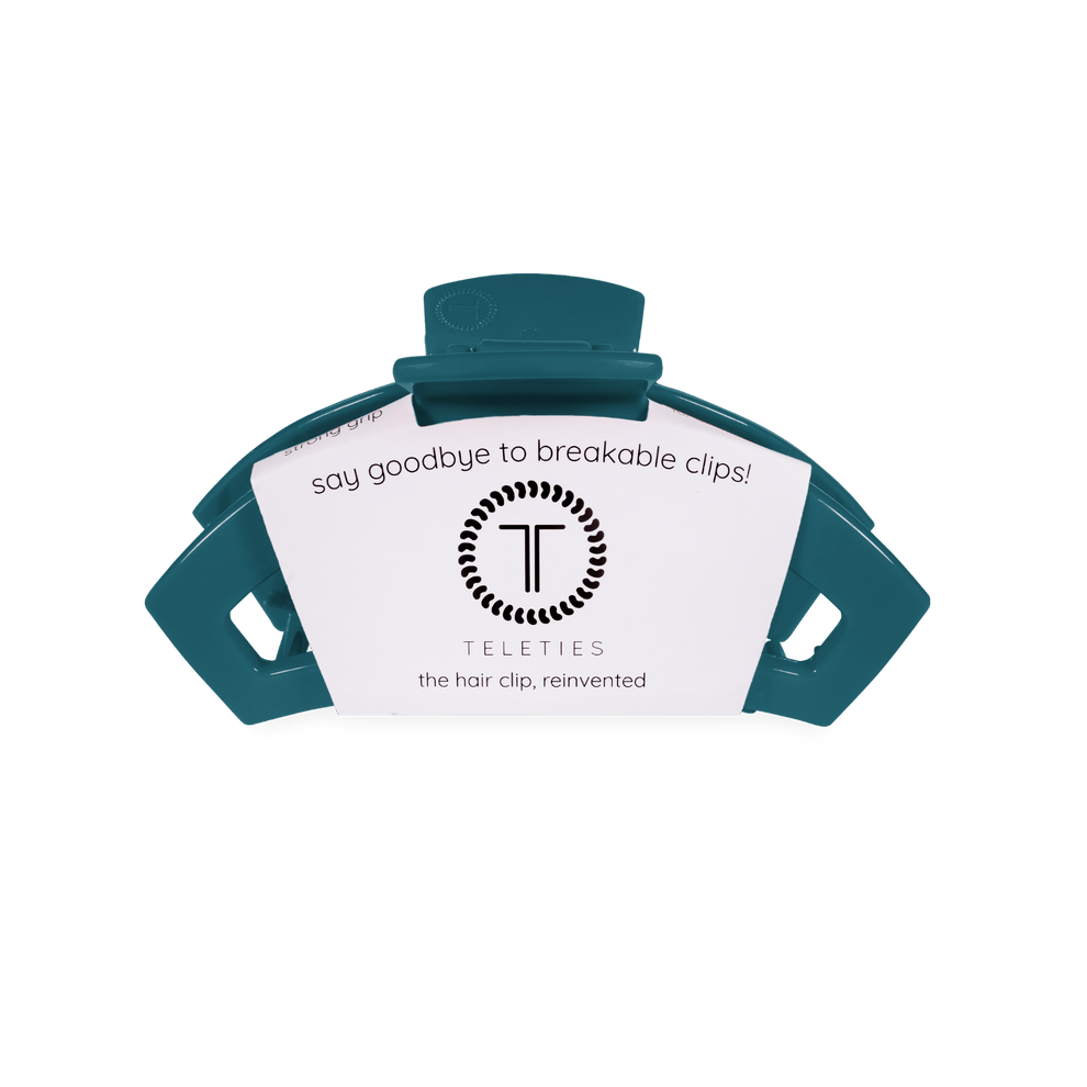 Open Teal With It Medium Hair Clip - Hair Clips - TELETIES
