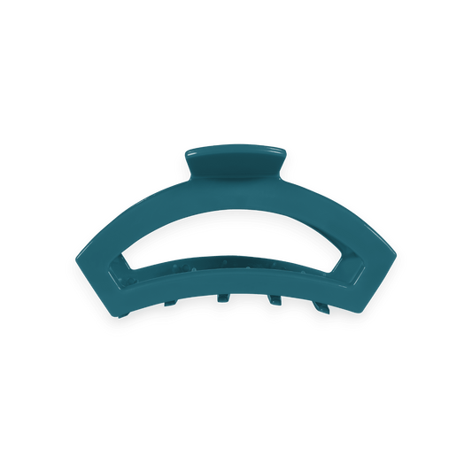 Open Teal With It Small Hair Clip
                in Blue - Small
              