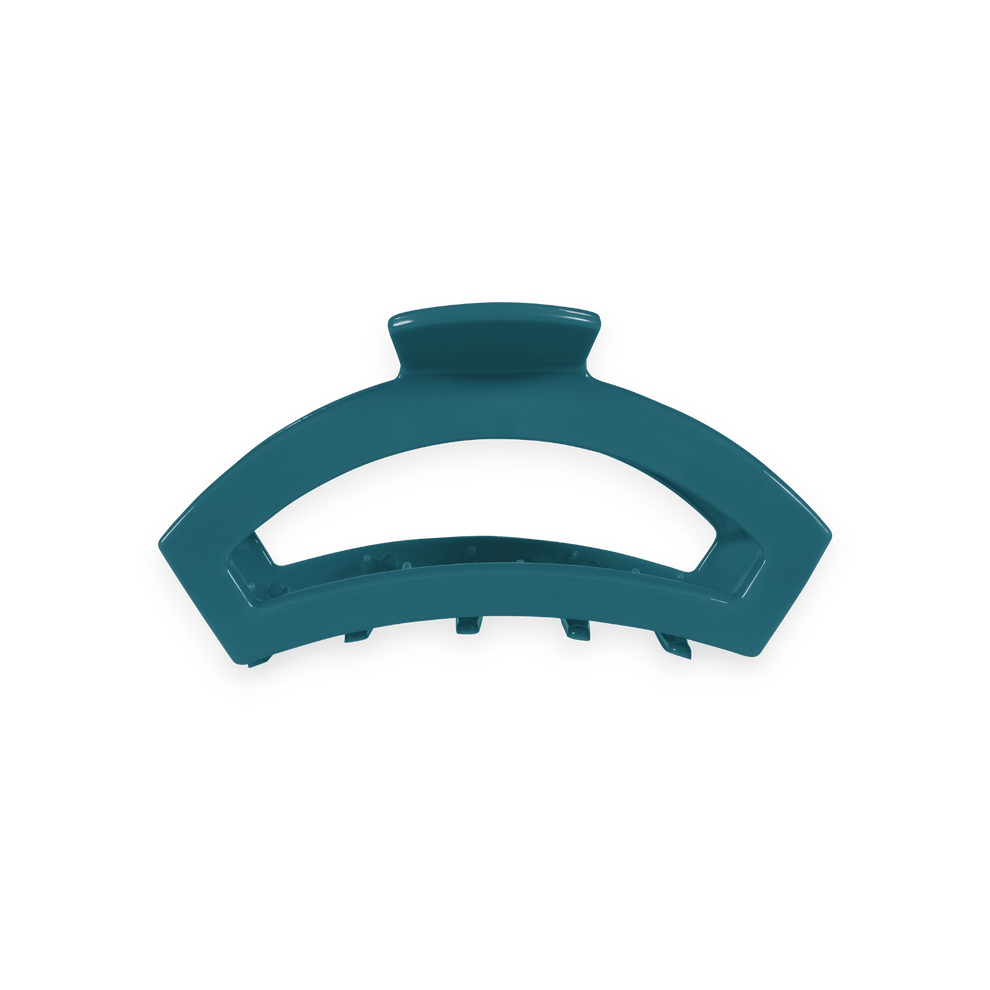 Open Teal With It Small Hair Clip - Hair Clips - TELETIES
