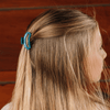 Open Teal With It Tiny Hair Clip - Hair Clips - TELETIES
