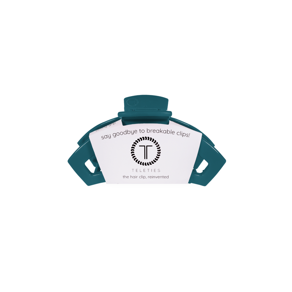 Open Teal With It Tiny Hair Clip - Hair Clips - TELETIES

