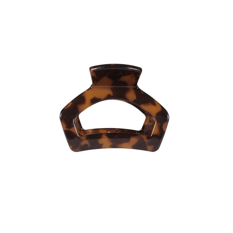 Open Tortoise Petite Hair Clip - Hair Clips - TELETIES
