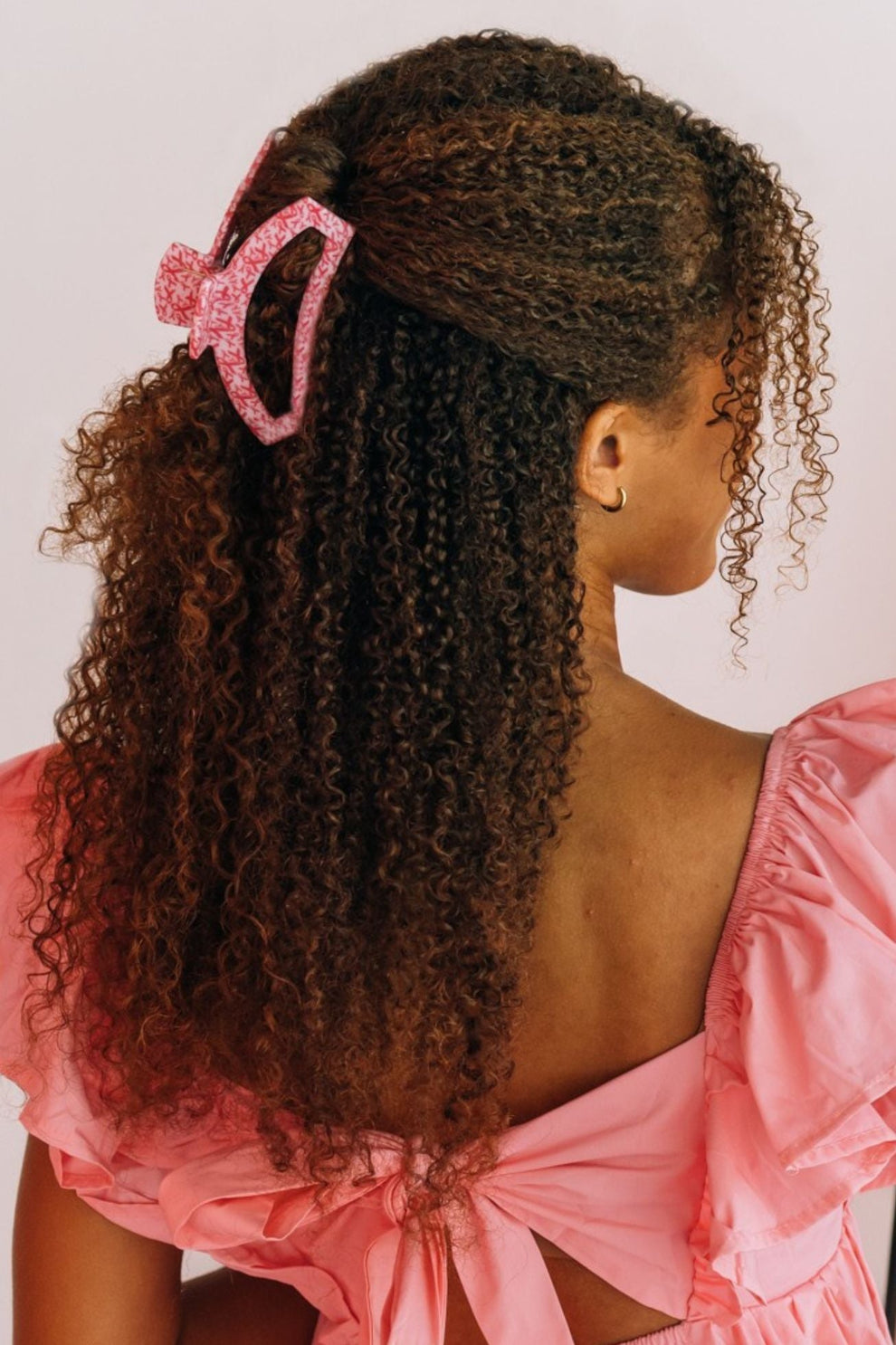 Open Wrapped in Ribbons Large Hair Clip - Large Hair Clip - TELETIES

