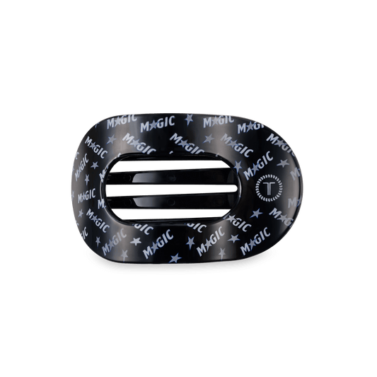 Orlando Magic - Medium Flat Round Hair Clip in Black - Medium
