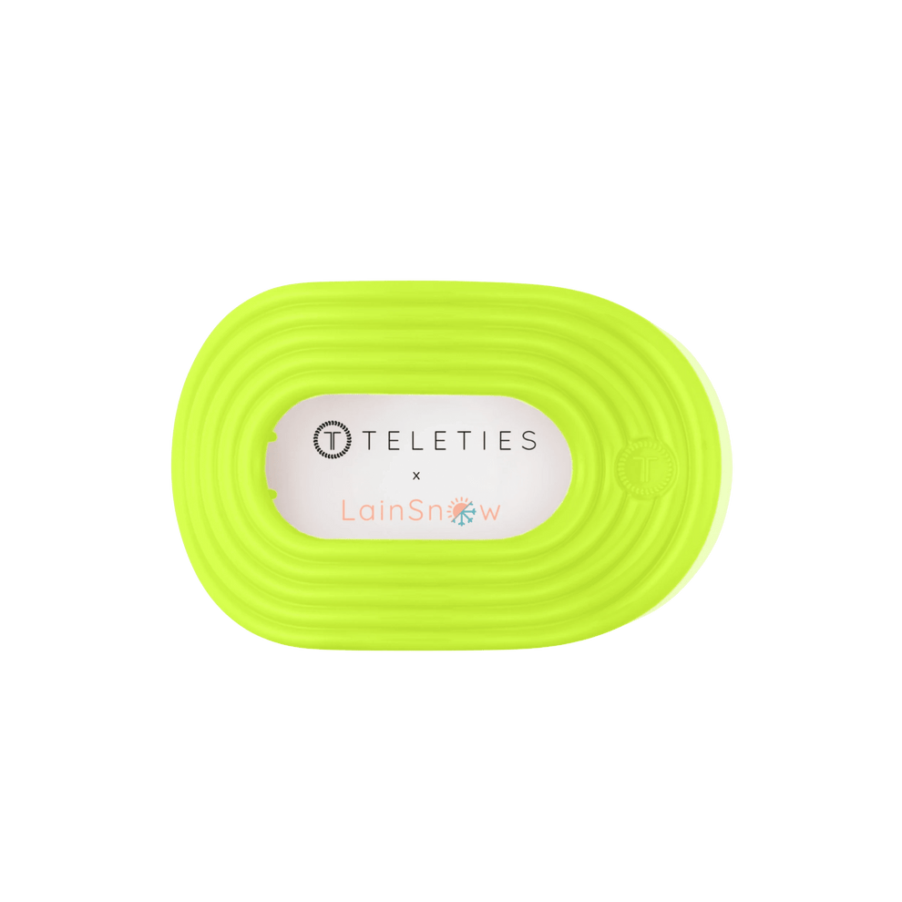 Palm Glow Medium Flat Round Hair Clip - Hair Clips - TELETIES
