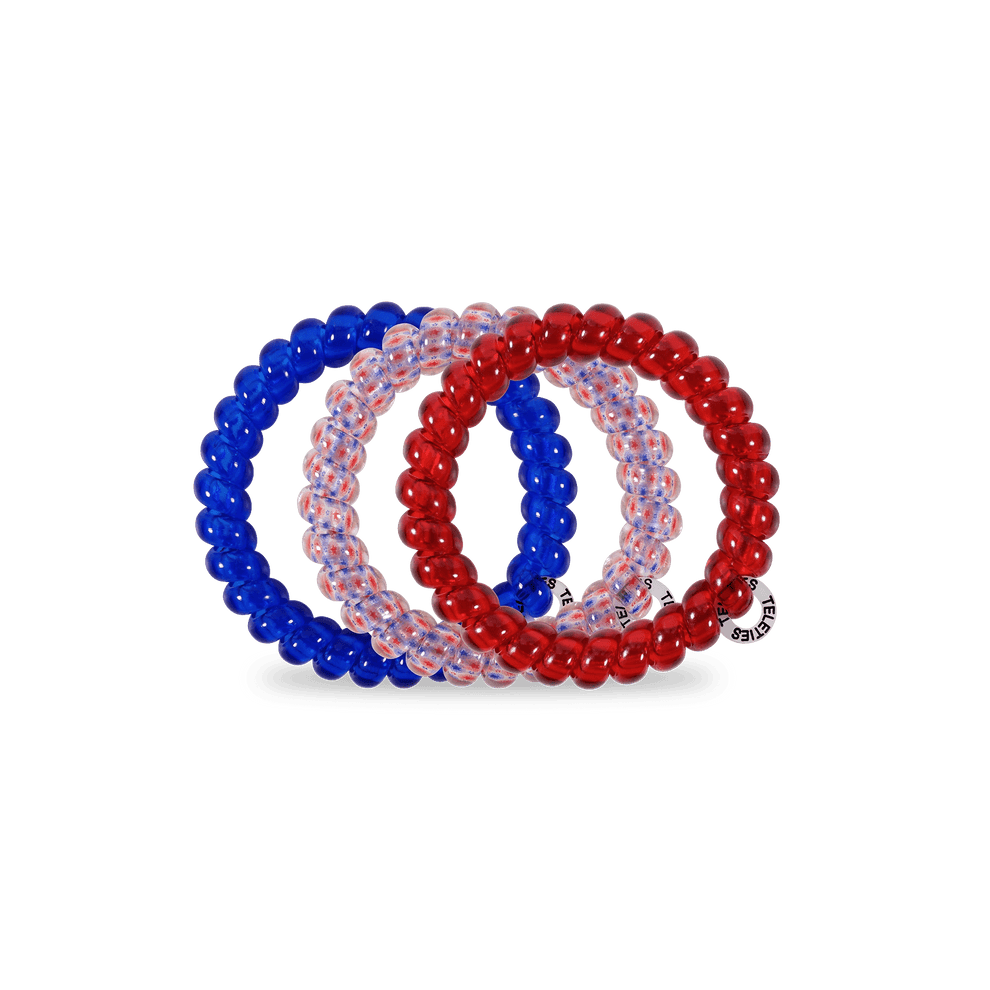 Patriot Pop Large Hair Ties - Hair Ties - TELETIES
