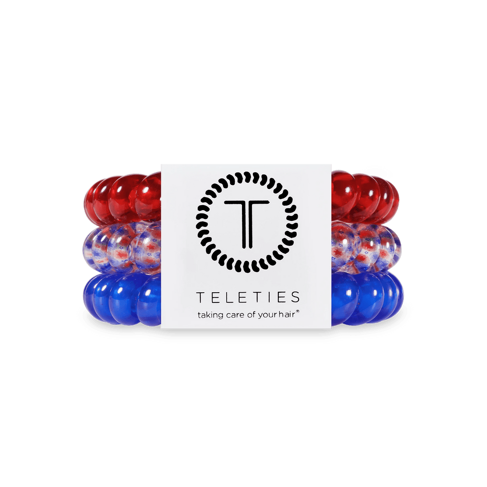 Patriot Pop Large Hair Ties - Hair Ties - TELETIES
