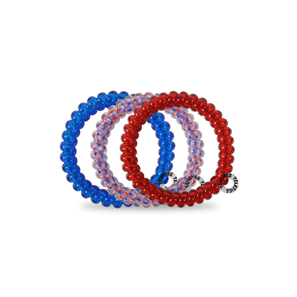 Patriot Pop Small Hair Ties - Hair Ties - TELETIES
