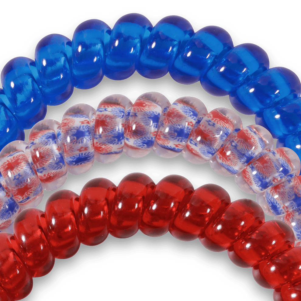 Patriot Pop Small Hair Ties - Hair Ties - TELETIES
