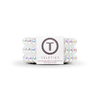 TELETIES - Peppermint Small Hair Ties in White - Small