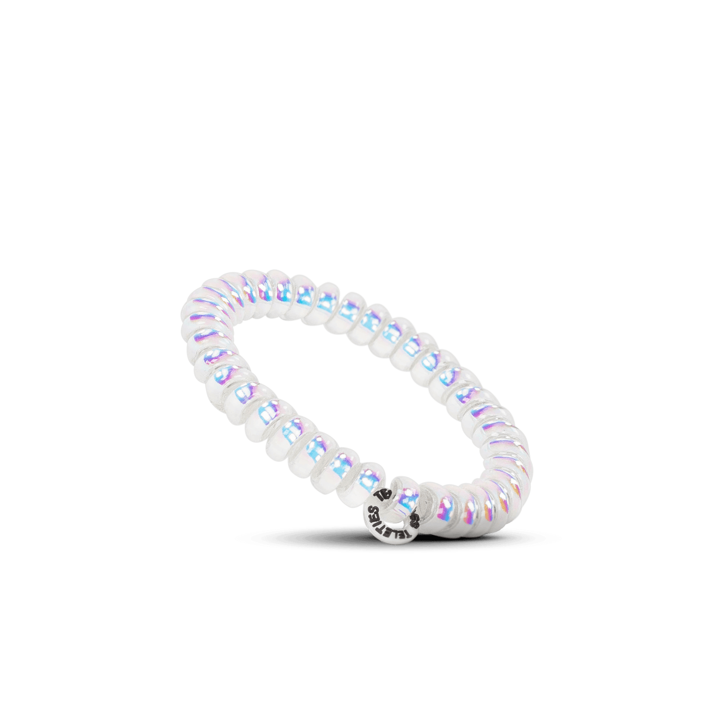 TELETIES - Peppermint Small Hair Ties in White - Small